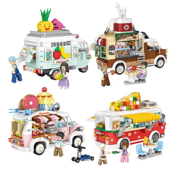 Vaikams žaislai iš mūsų, Suderinamas su Lego city pastate, mini blokai kūrėjas minifigures kalėdų dovana namas ss anime pav.