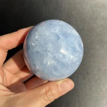 Nauja siunta mineralų poliruoto natūralaus mėlyna celestite kvarco kristalų rutulio sfera dovanų