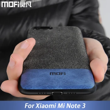 Už Xiaomi Mi 3 Pastaba Atveju Padengti Xiaomi Note3 Atgal Padengti Silikono Krašto Audinio Coque MOFi Originalą Xiaomi Mi Note3 Atveju