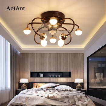AotAnt ventiliatorius, šviesos, miegamojo, valgomojo kambarį šviesos elektrinis ventiliatorius integruotas ventiliatorius šviesos