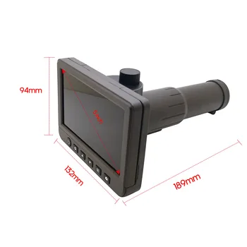 Lauko Kamera Monokuliariniai Nešiojamų Aukštos raiškos Teleskopo Vaizdo Foto Įrašymas Skaitmeninis Fotoaparatas su 5in LCD Skaitmeninis Ekranas