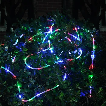 LED Rope, Styginių Šviesos Daugiaspalvis 5M 10M 100/200leds 8 Režimai Pasakų Girliandą Vandeniui su Nuotolinio Laikmačio Lauko Kalėdų Dekoro