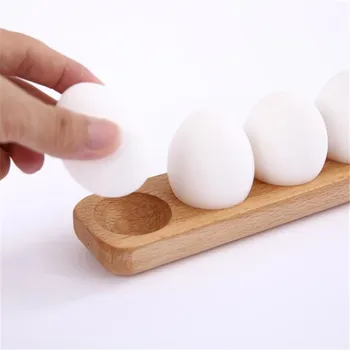 Kiaušinių Laikiklis Laikymo Dėžutė Japonų Stiliaus Medinių Namų Organizatorius Virtuvės Puošmena, Priedai