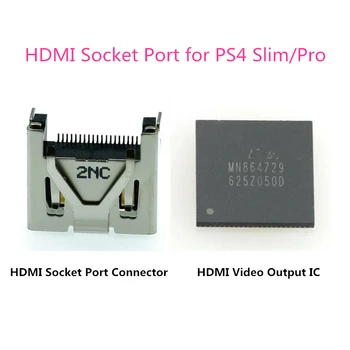 Naujas MN864729 už PS4 Slim Pro CUH-1200 HDMI IC Chipset plius HDMI Lizdas Uosto Sąsaja Pakeisti Dalį PS4 Slim Pro