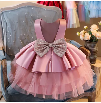 2021 Vaikams, Elegantiškas Pearl Tortas Princesė Suknelė Mergaitėms Suknelės, Vestuvių Vakaro Šalis, Siuvinėjimas, Gėlių Mergaitės Suknelė Mergina Drabužiai