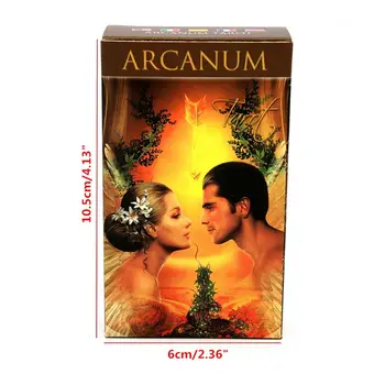 OOTDTY Visiškai anglų Arcanum 78 Taro Kortų Kaladę Paslaptingas Būrimą 