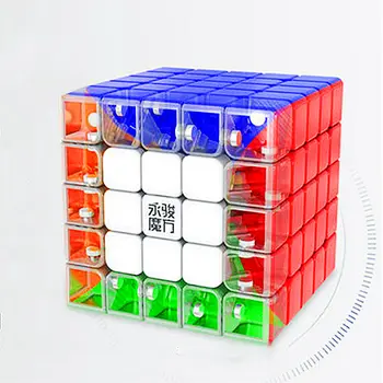 YJ Yuchuang 2M Magnetinio Magic Cube Stickerless Profesinės 5x5x5 Magnetai Įspūdį Greitis YJ Kubeliai Švietimo Žaislai vaikams