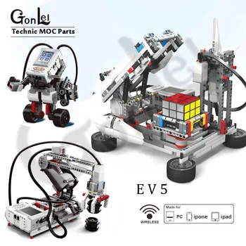 Įrangos pardavimas, biuro įrangos Programavimo Serija EV3 Robotai Modelio Blokai Švietimo Nustatyti GARO Suderinama EV6 45544 Robotų 