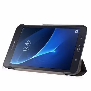 Samsung Galaxy Tab 2016 7.0 T280 T285 Atveju magnetinis stendas Pu Odos Padengti Samsung Tab A6 7.0 padengti Auto Pabusti