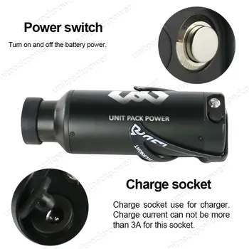 36V 6.4 Ah 6.8 Ah 7.8 Ah E-Bike ličio Baterija Naujausias mažas mini vandens butelis Baterija su USB 250W 500W variklis