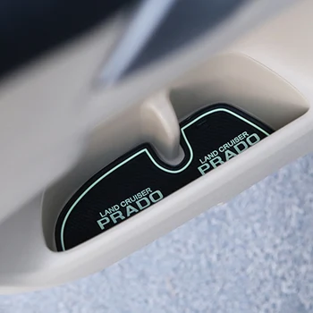 Automobilio stilius Taurės durų kilimėlis anti-slip mat Interjero keitimo lipduką Reikmenys Land Cruiser Prado FJ150 150 2700 m. 2018 m. 2019 m.
