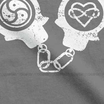Rankogaliai BDSM Triskelion Poli Infinity Širdies vyriški Marškinėliai Dominuojanti Žaisti Meistras Seksualus Sub Tees trumpomis Rankovėmis T-Shirt vatos Pagaliukai