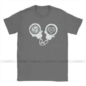 Rankogaliai BDSM Triskelion Poli Infinity Širdies vyriški Marškinėliai Dominuojanti Žaisti Meistras Seksualus Sub Tees trumpomis Rankovėmis T-Shirt vatos Pagaliukai