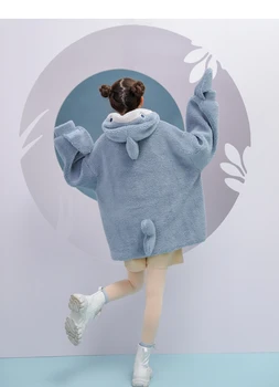 Harajuku estetinės ryklys anime hoodie moterų korėjos kawaii crewneck ilgomis rankovėmis negabaritinių streetwear kpop rudenį žiemos drabužių viršų
