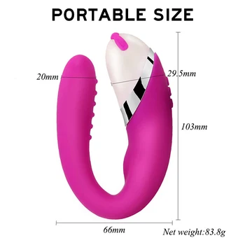 Naujas USB Įkrovimo 12 Greičio, Lenkimo Susukti Vibratorius G Spot Dildo Stimuliatorius Sekso Žaislai Moterims, Sekso Produktai Poroms