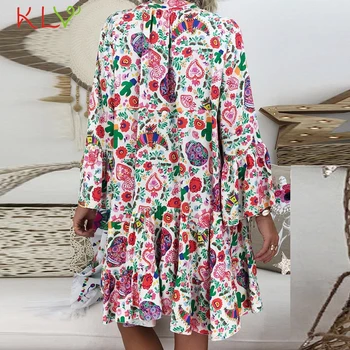 Suknelė Moterims, Elegantiškas Boho Gėlių Spausdinti Atsitiktinis Palaidų Vasaros Suknelė Paplūdimio vakarėlis Suknelė 2019 PlusSize Vestidos Skraiste Femme 19June
