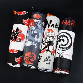 NARUTO Pieštuko Atveju Drobės Uzumaki Naruto Ritės Raštinės reikmenys Lauke Didelės Talpos Studentų Tiekia Antrinės Anime Priedų