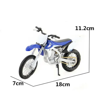 Maisto/1:12 Masto/Modeliavimas Diecast modelio motociklo žaislas/YAMAHA YZ450F Supercross/Subtilus vaikų žaislas/Colllection