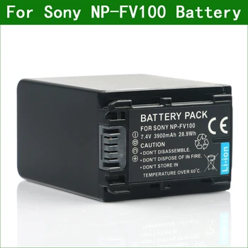 LANFULANG NP-FV100 įkraunamas akumuliatorius NP FV100 Fotoaparato Baterija Sony HDR-CX110 HDR-CX115 HDR-CX116 HDR-CX500 HDR-CX505