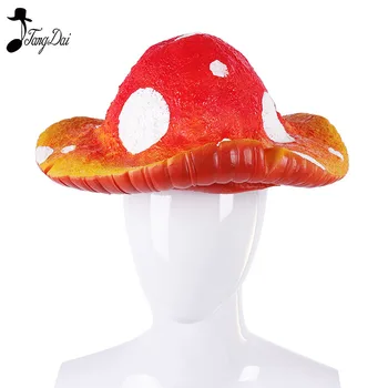 Užsienio prekybos helovinas užgavėnių karnavalo paradas šalis juokinga silikono modeliavimas grybo kepurę love live cosplay