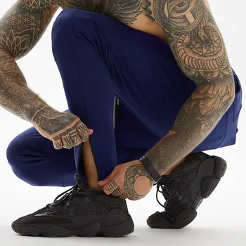 Camo Krovinių Kelnės Vyrams Tracksuit Mulit Kišenės Bėgiojimo Kelnės Vyrams Slim Sweatpants Sporto Mados Mens Prakaito Kelnės Homme Streetwear