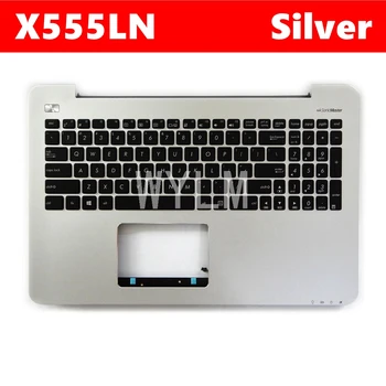 X555LN Už ASUS X555LN X555LNB F555LN F555LNB K555LN K555LNB Dvikalbiai nešiojamojo kompiuterio klaviatūra rėmas C atveju išorės