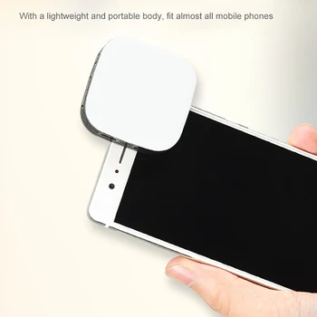 GODOX LEDM32 Išmanusis telefonas Mini LED Šviesos Nešiojamų Fotografija Apšvietimo Selfie Didinti Užpildyti Šviesos Telefonai