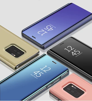 Smart Apversti Atvejais Huawei P40 Lite E Pro Y5 Y6 Y7 Y9 2019 Veidrodis Atveju Plastikiniai Visiškai Mobilųjį Telefoną Atveju Huawei Honor 9X Pro