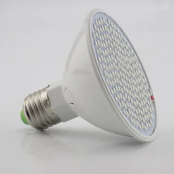 12W 200 LED Augalų Auga Lemputes E27 Lempa Kambarinių Augalų Augimo Gėlių Šiltnamio efektą sukeliančių Daržovių Augalų Auga