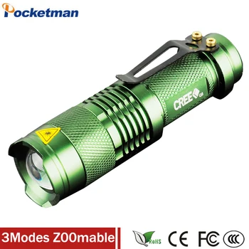 LED Žibintuvėlis 2000Lumen Sidabro Torche Lampe Q5 Lanterna LED 3Modes Zoomable Fakelas zaklamp taschenlampe torcia Linterna z59