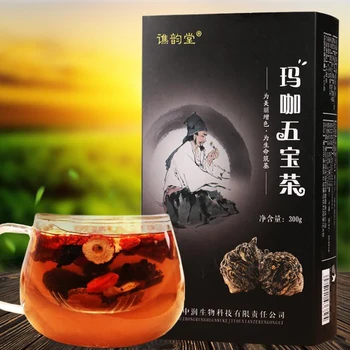 Qiao Yuntang Maca Penki Lobiai Arbatos 300g dovanų dėžutėje vyrų išskirtinis sveikatos arbata gali atlikti vaidmenį, apsaugoti kepenų ir plaučių