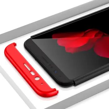 Redmi Pastaba 4X Atveju, 360 Laipsnių, Saugomų viso Kūno Matinis Sunku Telefoną Atveju Xiaomi Redmi 4 Pastaba Padengti + Stiklas Filmas Note4X