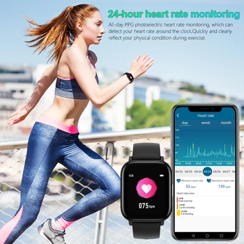 SKYBON T66 Sveikatos Stebėjimo Smart Žiūrėti Mada Moteris, Vyrai Sporto Laikrodžiai Socialinio Atstumo Jutikliai, Širdies ritmo Stebėjimo Smartwatch