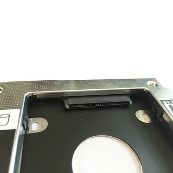 12.7 MM 2 HD HDD SSD Kietąjį Diską Caddy, Skirtas Toshiba Satellite C655 C655D C660 C660D(Dovanų Optinis įrenginys bezel)