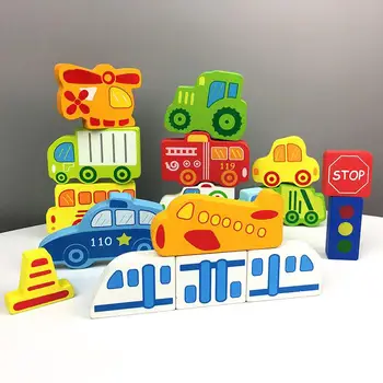 Tetris Gyvūnų Kūrybos Dėlionė Dėlionės Formos Blokai Įdomus Pažinimo Montessori Mediniai Ankstyvojo Lavinimo Žaislai