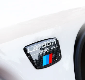 Anglies Pluošto Emblema B Stulpelyje Automobilių Lipdukas BMW 1 2 3 4 5 6 7 Serijos E90 F20 F22 F30 F32 F10 F15 F16 G30 X1 X2 X3 X4 X5 X6 E70