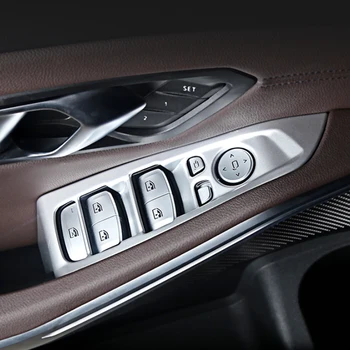BMW G20 G28 325 3 Serijos 2019 2020 M. Anglies Pluošto Langų Pakėlimo Mygtuką Perjungti Padengti Apdaila Durų Porankiai Rėmas Interjeras