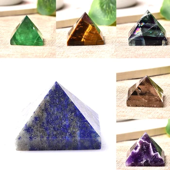 1PC Natūralių Kristalų Piramidės Kvarco Gydymo Energija Akmens Šiuolaikinių Namų Puošybai Kolekcionuojamų 