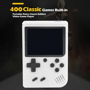 400 1 Retro Vaizdo Žaidimų Konsolės Portatil Nešiojamą 3.0 colių Spalvotas Ekranas, 8 Bitų Kišenėje Žaidėjas Vaikams
