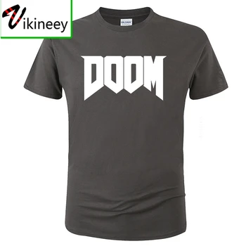 2020 metų Vasaros Mados Doom T-shirt Žaidimas Atspausdinta Marškinėliai Vyrams Medvilnės, trumpomis Rankovėmis Atsitiktinis Streetwear Homme Viršūnes Tees