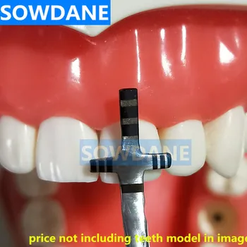 Naujo Tipo Ortodontinis Dantų Estetinis Dantų Vainiko Pločio Vėžės Odontologą Implanto Matavimo Liniuotė Suportas Nerūdijančio Plieno