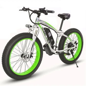 48V 1000W variklis 16AH ličio baterija elektrinis dviratis 26 colių 4.0 riebalų padangų elektrinis dviratis