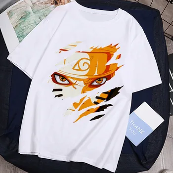Ybaby Naruto mados Japonų anime, t-marškinėliai, vyriški animacinių filmų T-shirt cool Gatvės T-shirt mėgėjai, hip-hop, vyriški T-shirt