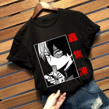 Naujas Mano Herojus akademinės bendruomenės Anime Tee Boku No Herojus akademinės bendruomenės Marškinėliai Manga Todoroki Deku trumpomis Rankovėmis T-shirt