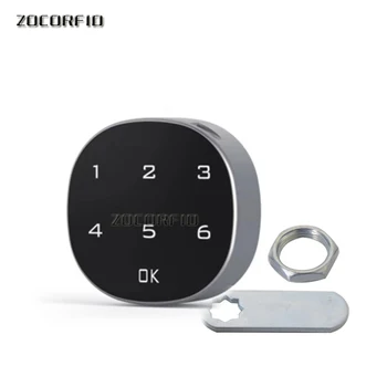 Anti-clockwis pasukti slaptažodį Touch funkcija Klaviatūros Slaptažodis Metalo Skaitmeninių Elektroninių Kabineto užrakinti spintelę
