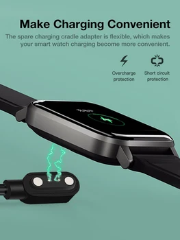 Už Haylou Smart Watch 2 Pakeitimas Įkrovimo Dokas Nešiojamų 100cm USB Įkrovimo Kabelis, Įkroviklis Adapteris Smartwatch Priedai