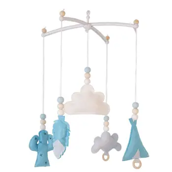 Kūdikių Šiaurės Medienos Granules, Vėjo Varpeliais Lovelę Lovos Bell Mobiliojo Barškučių Kambaryje Kabo Žaislas F3ME