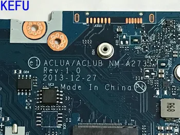 KEFU visiškai NAUJAS, 5820G45484 ACLUA / ACLUB NM-A273 Nešiojamojo kompiuterio motininė plokštė Lenovo Z50-70 / g50-70m MAINBOARD , i5 + 4GB 840M