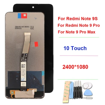 Ekrano Pakeitimas Xiaomi Redmi 9 Pastaba Pro LCD Ekranas 10 Touch 