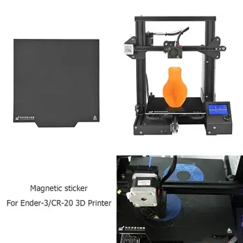 3D Spausdintuvas 235x235mm Magnetinio Statyti Paviršiaus Šildomos Lova Platforma, Popierius, Lipdukas, skirtas Ender-3/CR-20